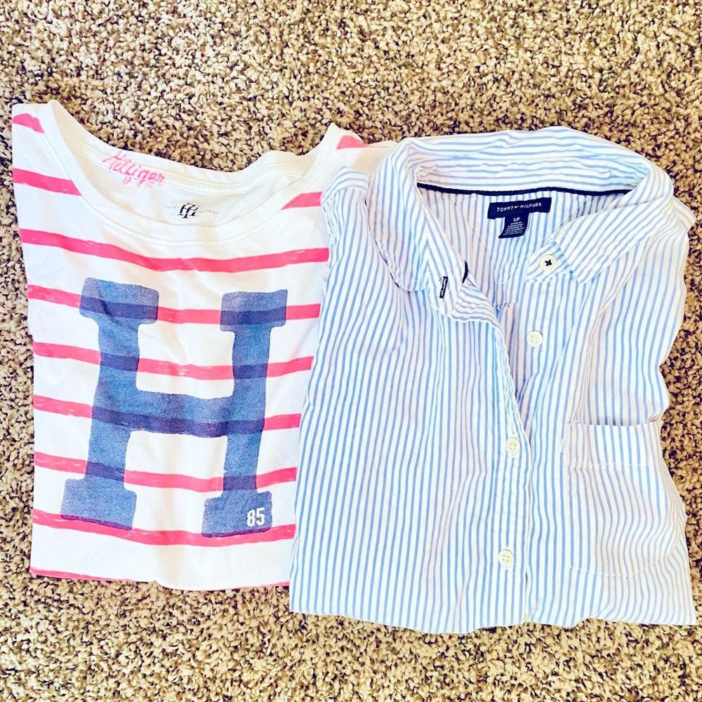 2 Tommy Hilfiger shirts